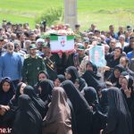 مراسم تشییع پیکر جانباز شهید غلامرضا رفیعی